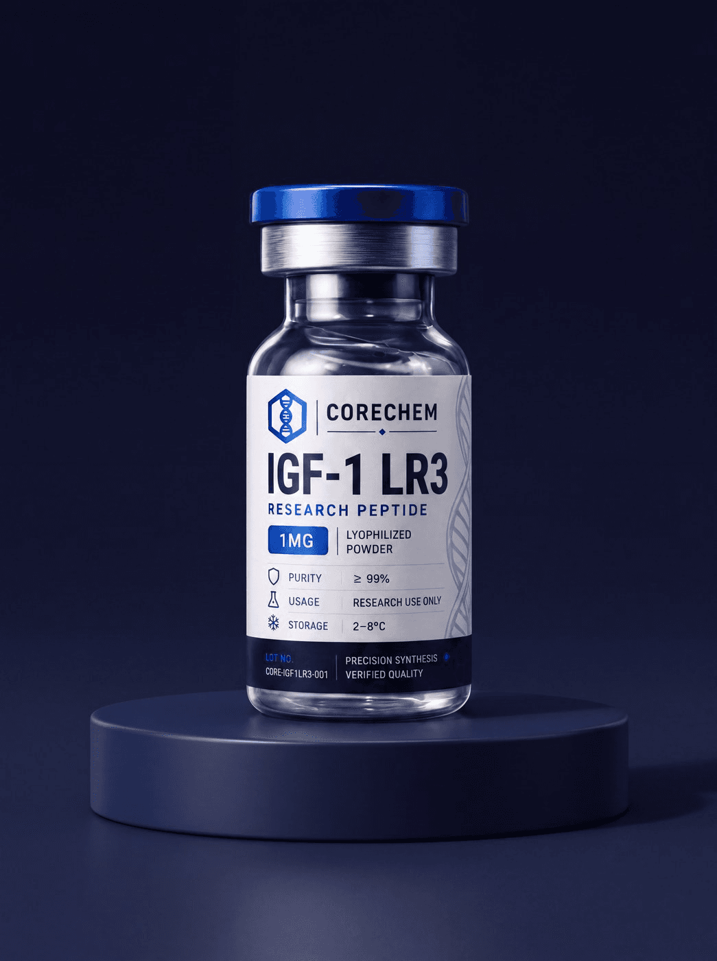 IGF-1 LR3 Reference Material — analytical reference material for in-vitro laboratory research
