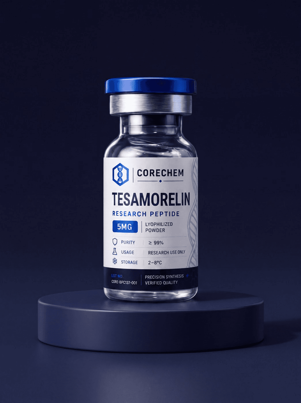 Tesamorelin Reference Material — analytical reference material for in-vitro laboratory research